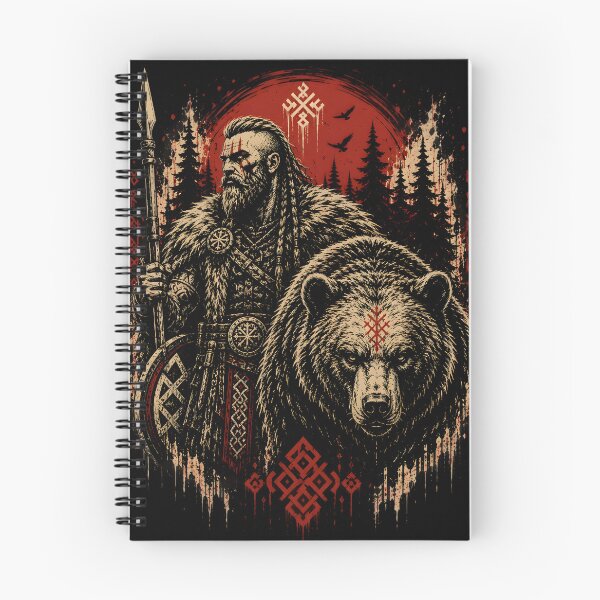 Item preview, Odin and the Bear – Viking Warrior Norse Mythology designed and sold by Bizon2910.