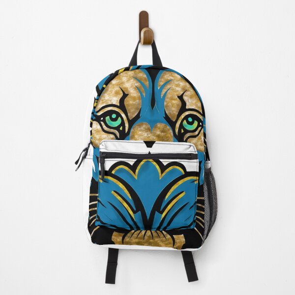 Item preview, Fierce Blue and Gold Lion Mascot Art designed and sold by Outlet Raloel.