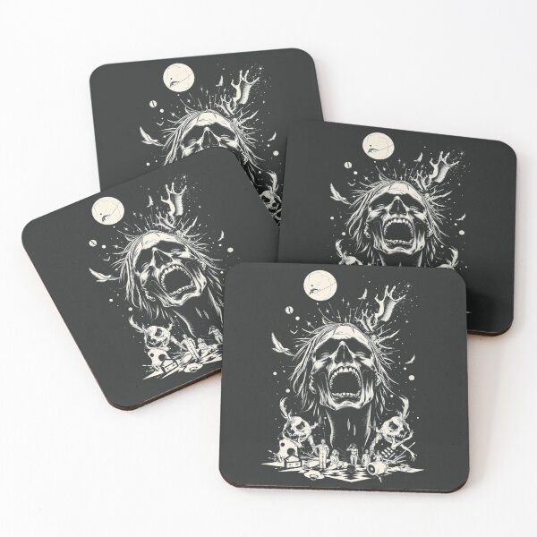 Item preview, Surreal Horror Screaming Zombie Graphic Art designed and sold by ERODED SELF.