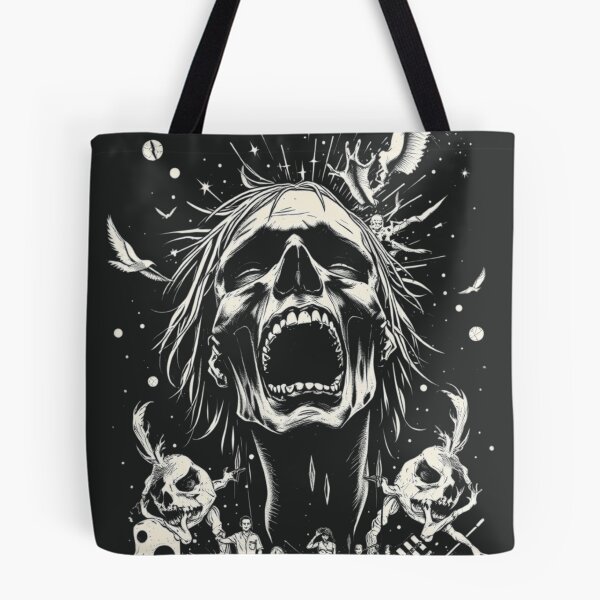 Item preview, Surreal Horror Screaming Zombie Graphic Art designed and sold by ERODED SELF.