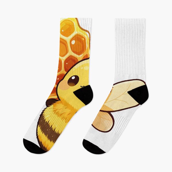 Item preview, Cute Bumblebee Holding a Honeycomb Slice designed and sold by pumsquare.