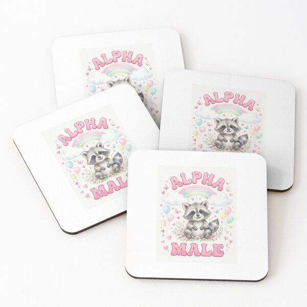 Item preview, Raccoon Alpha male funny gag adult humor novelty meme designed and sold by CheeseBlueprint.