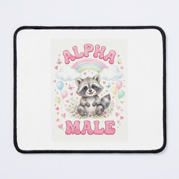 Item preview, Raccoon Alpha male funny gag adult humor novelty meme designed and sold by CheeseBlueprint.