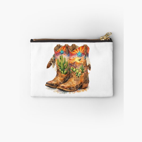 Item preview, Western Cowgirl Boots Cactus Arizona  designed and sold by Artbymonika.
