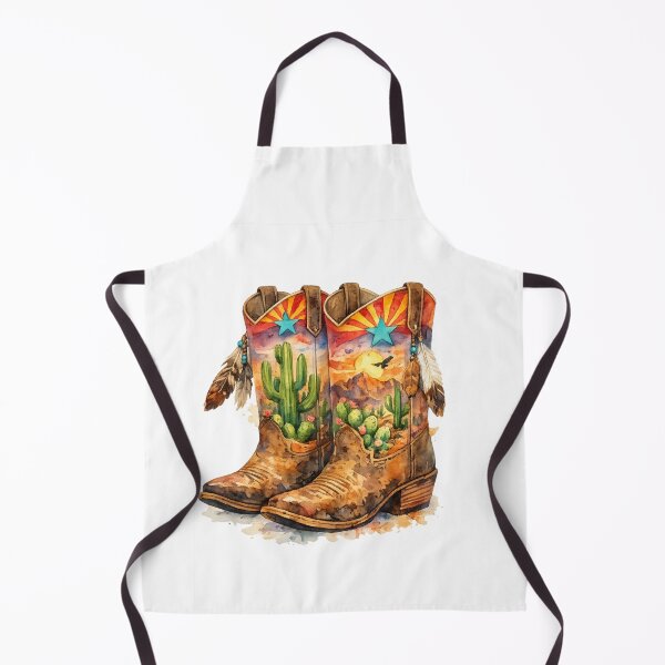 Item preview, Western Cowgirl Boots Cactus Arizona designed and sold by Artbymonika.