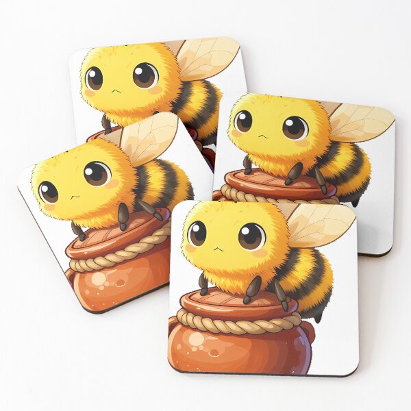 Item preview, Cute Bumblebee Sitting on a Honey Pot designed and sold by pumsquare.
