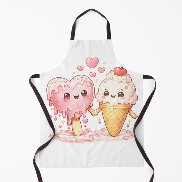 Item preview, Cute Kawaii Ice Cream & Ice Lolly Love designed and sold by GeaSupplyStudio.