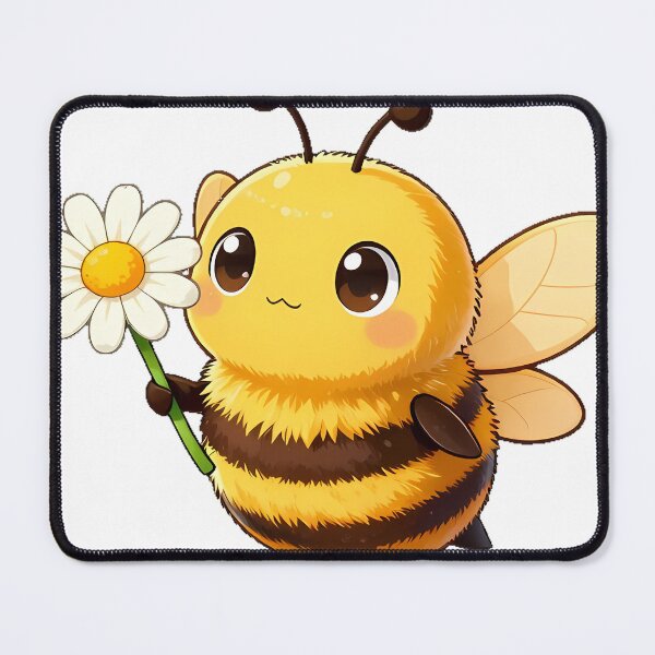 Item preview, Cute Bumblebee with a Daisy Flower designed and sold by pumsquare.