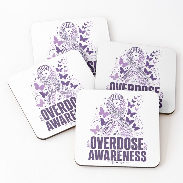Item preview, Overdose Awareness Butterfly Hair Ribbon designed and sold by OUICHA.