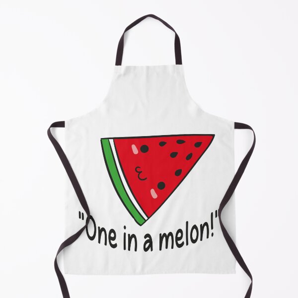 Item preview, One In A Melon - Cute Kawaii Watermelon Pun Graphic designed and sold by ilkayArtStudio.