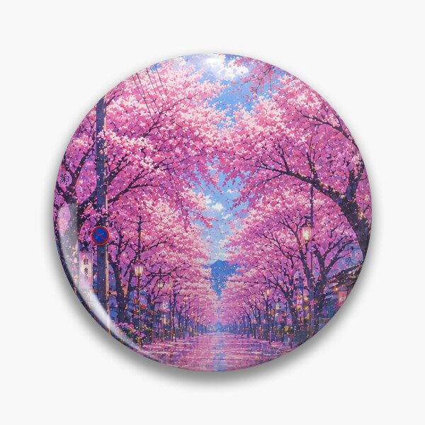 Item preview, Sakura Blossom Reflections Avenue designed and sold by taylorhogward.