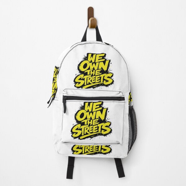 Item preview, We Own The Streets Graffiti Tag Yellow Neon Urban Streetwear Graphic designed and sold by DesignArtist.ia.
