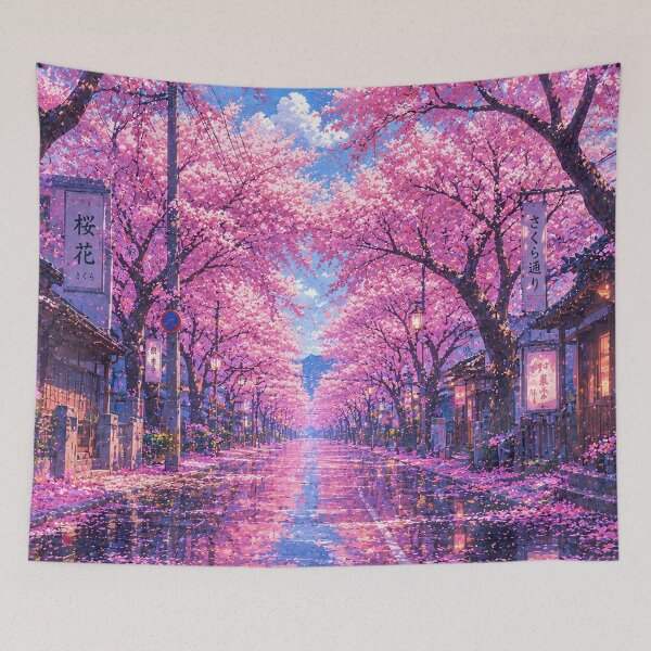 Item preview, Sakura Blossom Reflections Avenue designed and sold by taylorhogward.