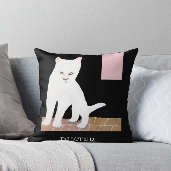 Item preview, Grumpy White Cat Sitting On Brick Wall Art designed and sold by SophiePetit.