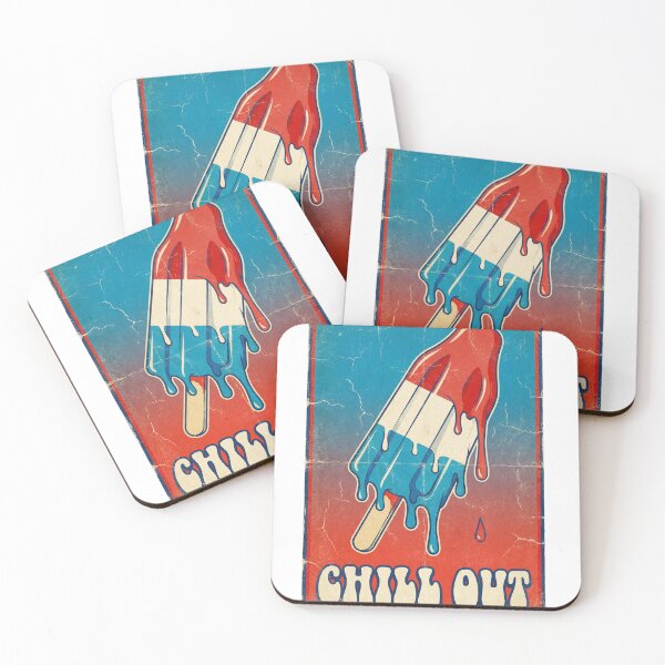 Item preview, Retro Chill Out Rocket Ice Lolly Summer designed and sold by Everyday Epics.