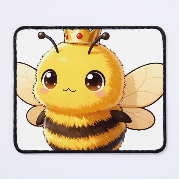 Item preview, Cute Queen Bumblebee Wearing a Tiny Golden Crown designed and sold by pumsquare.