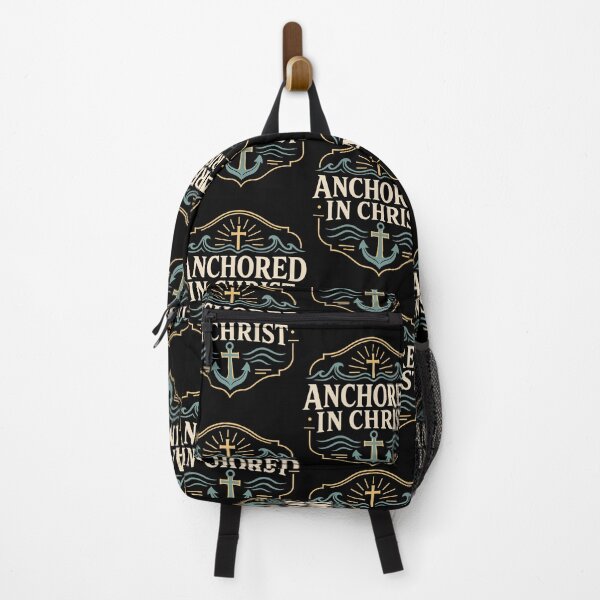 Item preview, Anchored In Christ Christian Faith Cross Religious designed and sold by Noctivyra.