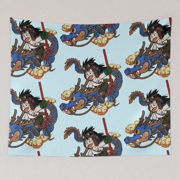 Item preview, Aviator Kid Dragon Rider - Vintage Manga Style designed and sold by Billy Morfo™.