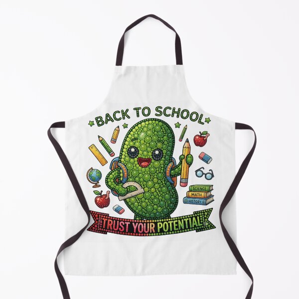 Item preview, Back to School Cute Pickle Trust Your Potential | Study Motivation Pickle | Positive Quote Student Gift | College Supplies | Funny School Sticker designed and sold by Basma Designs | Retro, Kawaii Shirts & Stickers.