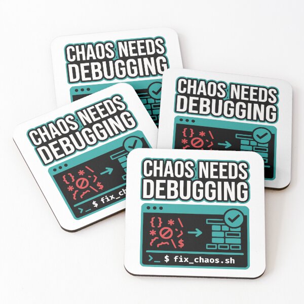 Item preview, Chaos Needs Debugging Developer Mindset designed and sold by Ixnor.