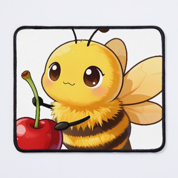 Item preview, Cute Bumblebee with a Cherry designed and sold by pumsquare.