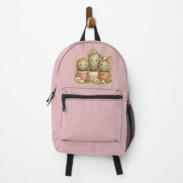 Item preview, Kawaii Cactus Sisters Illustration – Floral Accessory Trio Design Art designed and sold by MagicMakerPh.