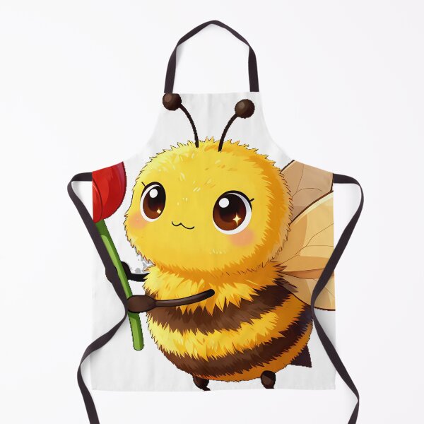 Item preview, Cute Bumblebee with a Red Tulip designed and sold by pumsquare.