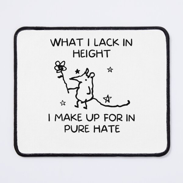 Item preview, What I Lack in Height I Make Up for in Pure Hate Funny Short Person Humor designed and sold by Noctivyra.