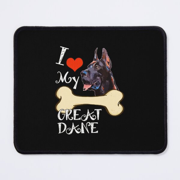 Item preview, I Love My Great Dane Dog Heart Bone Graphic designed and sold by GiaoCalonas.