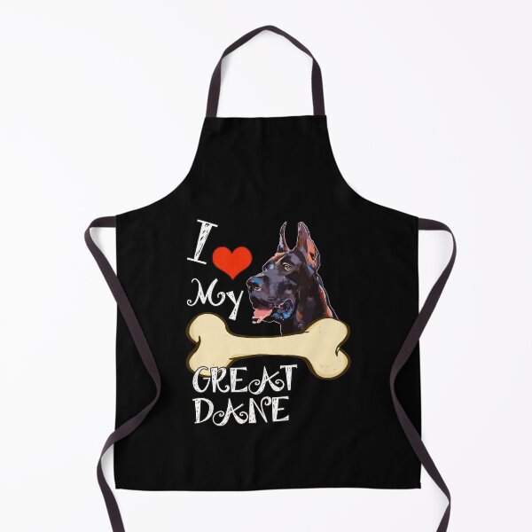 Item preview, I Love My Great Dane Dog Heart Bone Graphic designed and sold by GiaoCalonas.