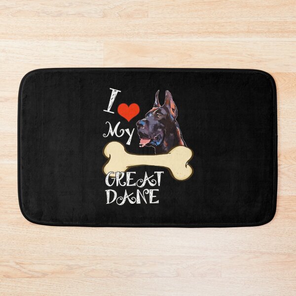 Item preview, I Love My Great Dane Dog Heart Bone Graphic designed and sold by GiaoCalonas.