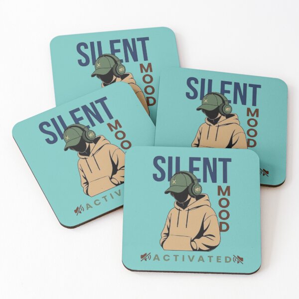 Item preview, Silent Mood Activated Funny Introvert Gamer Boy designed and sold by Northern Glow Art.
