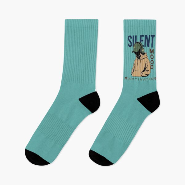 Item preview, Silent Mood Activated Funny Introvert Gamer Boy designed and sold by Northern Glow Art.