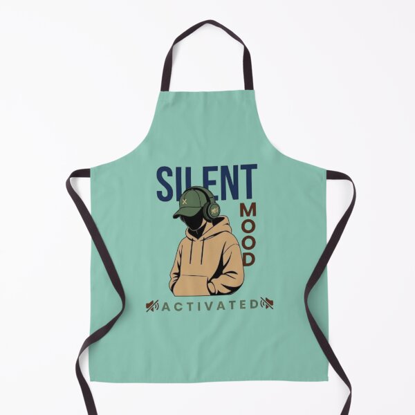 Item preview, Silent Mood Activated Funny Introvert Gamer Boy designed and sold by Northern Glow Art.