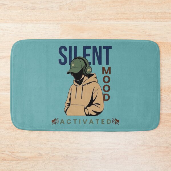 Item preview, Silent Mood Activated Funny Introvert Gamer Boy designed and sold by Northern Glow Art.