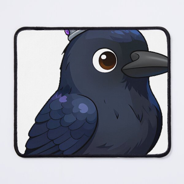Item preview, Black Raven Wearing an Antique Crown designed and sold by IllumeInk.