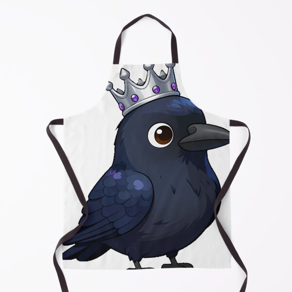 Item preview, Black Raven Wearing an Antique Crown designed and sold by IllumeInk.