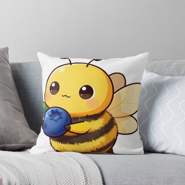 Item preview, Cute Bumblebee with a Blueberry designed and sold by pumsquare.