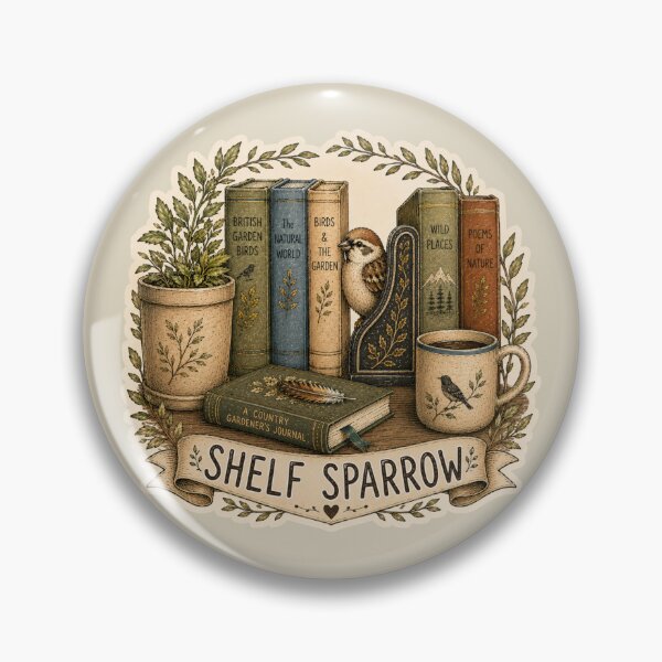 Item preview, Shelf Sparrow Book Lover designed and sold by ChirpInc.