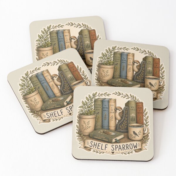 Item preview, Shelf Sparrow Book Lover designed and sold by ChirpInc.