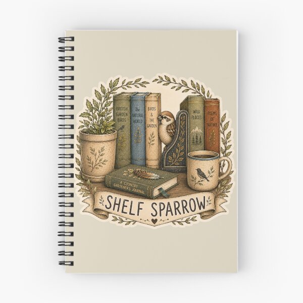 Item preview, Shelf Sparrow Book Lover designed and sold by ChirpInc.