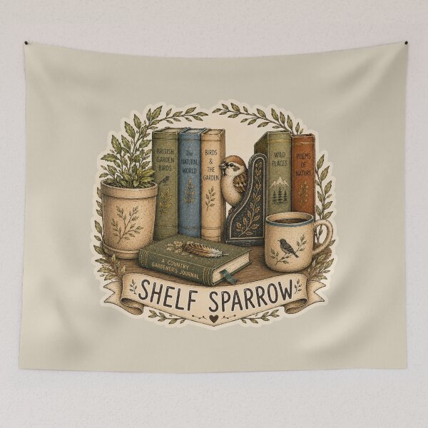 Item preview, Shelf Sparrow Book Lover designed and sold by ChirpInc.