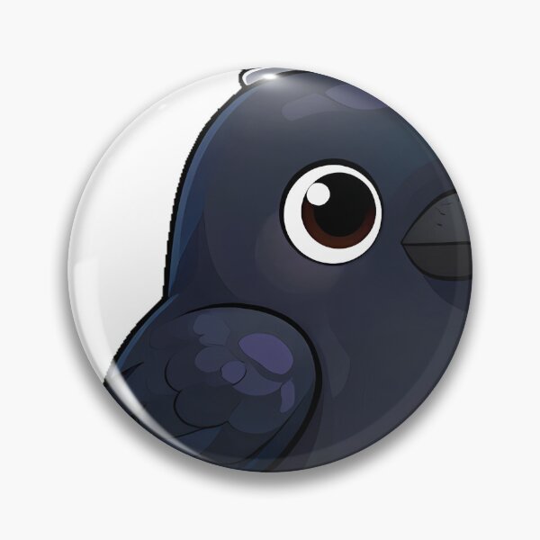 Item preview, Black Crow Wearing a Silver Crown with Amethyst Gems designed and sold by IllumeInk.