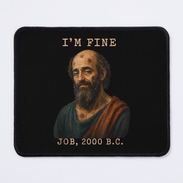 Item preview, I’m Fine Job 2000 B.C. Funny Biblical Humor designed and sold by Noctivyra.