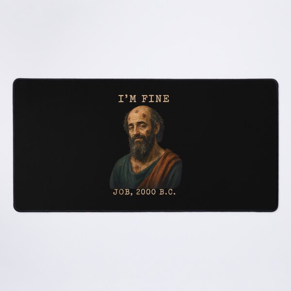 Item preview, I’m Fine Job 2000 B.C. Funny Biblical Humor designed and sold by Noctivyra.