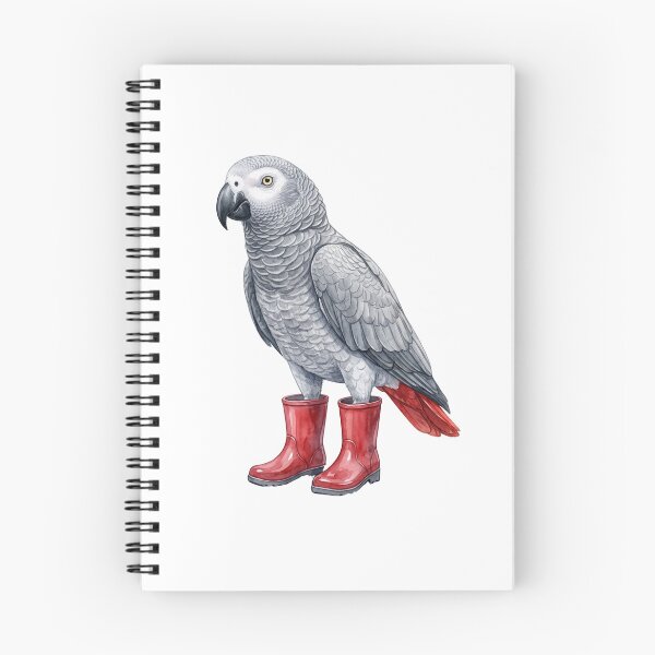 Item preview, African Grey Parrot Boots designed and sold by Roy & Tiffany.