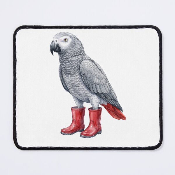 Item preview, African Grey Parrot Boots designed and sold by Roy & Tiffany.