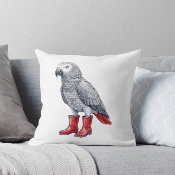 Item preview, African Grey Parrot Boots designed and sold by Roy & Tiffany.