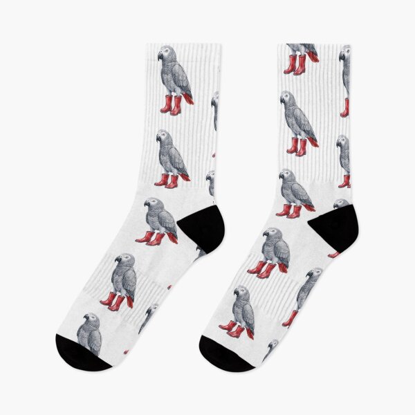 Item preview, African Grey Parrot Boots designed and sold by Roy & Tiffany.