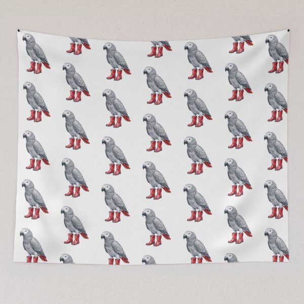 Item preview, African Grey Parrot Boots designed and sold by Roy & Tiffany.